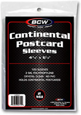 BCW Continental Postcard Sleeves, 100 Piece picture
