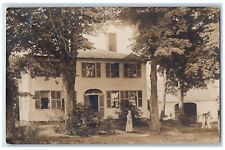 1909 View Of Residence Frannie Hartwell Haverhill NH RPPC Photo Posted Postcard picture