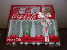 Coca-Cola Vintage Glass Collection with  Coasters Collectible picture