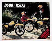 1982 Suzuki DS80 RS175 - 4-Page Vintage Motorcycle Ad Brochure picture
