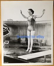 JOAN CRAWFORD Movie Star 1940's / 50's Behind-the-scenes 8x10 Diving Board Photo picture