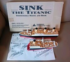 Sink The Titanic Submersible Model + Instructions + Box Scholastic book club picture