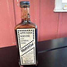 Vintage Dayton, Oh Malt-A-Cod Appetizer Nervine General Tonic Medicine W/Content picture