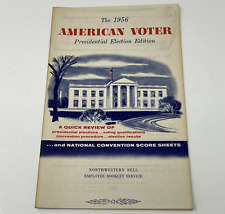 1956 The American Voter Presidential Elections Edition Northwestern Bell Booklet picture