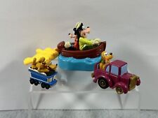 DISNEY CHARACTERS GOOFY PLUTO FIGURINES LOT OF 3 VINTAGE picture