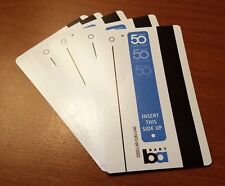 BART Bay Area Rapid Transit 50th Anniversary Blue Ticket Sticker - Set of Five 5 picture
