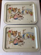 Two Vintage Kid’s TV Trays picture
