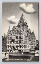 Syracuse NY-New York, Syracuse Savings Bank Vintage Souvenir Postcard picture