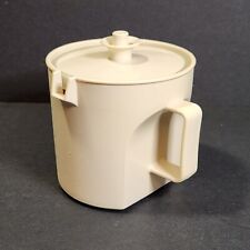 Vintage Tupperware (1415-3) - Almond - Creamer Pitcher with Push Button Seal Lid picture