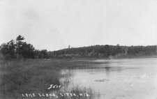 Siren Wisconsin Lake Scene Real Photo Vintage Postcard AA84352 picture