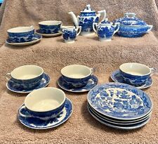 Vintage Blue Willow Child’s Tea Set – 24 Pieces – Made in Japan picture