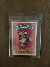 1985 Topps Garbage Pail Kids 1st Series 1 Matte Back Card 17a Wacky Jackie picture