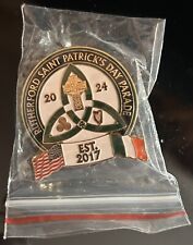 New 2024 Rutherford Saint Patrick's Day Parade Pin Gold Tone picture