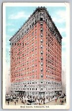 Hotel Lincoln Indianapolis IN Indiana 1928 Postcard  picture