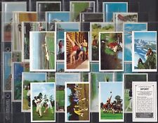 TRUCARDS-FULL SET- SPORT 1972 (M30 CARDS) CRICKET GOLF RUGBY FOOTBALL  picture