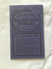 CHURCHILL WAS A SELF TAUGHT BRICKLAYER, THIS WAS HIS 1928 TRADE UNION CARD Repro picture