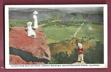 GOLDEN, COLORADO ,Lookout Mountain, Wild Cat Point, Denver Mountain Parks 1921 picture