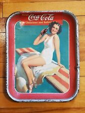 1939 Vintage Original Coca-Cola RARE Canada Tray Advertising Coke Memorabilia picture