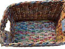 Vintage Mid Century Modern Basket Made Of Straws picture
