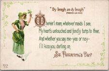 1910s ST. PATRICK'S DAY Greetings Postcard 