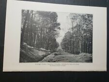 1906 photo plate Cranberry Township Venango County Pennsylvania grading new road picture