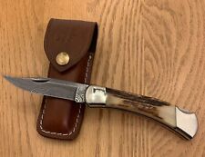 RARE 1989 BUCK 110 STAG DAM KNIFE NEVER USED      D22 picture