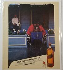 1980s Johnny Walker Red Single Page Magazine Ad picture