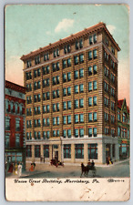 Vintage Postcard PA Harrisburg Union Trust Building -3921 picture