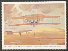 First Flight Orville Wright 1969 Moments In American History Card #21 (EX) picture