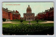 Boston MA-Massachusetts, City Hospital, Antique, Vintage c1910 Postcard picture