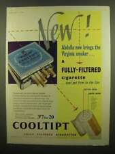 1954 Abdulla Cooltipt Cigarettes Ad - Virginia Smoker picture