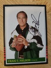 Craig T. Nelson Custom Signed Card - Coach picture