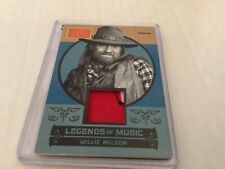 2014 Panini Golden Age Legends of Music Willie Nelson Patch/Relic Card picture