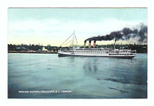 Vancouver British Columbia Princess Victoria Steam Ship Old Vintage Postcard picture
