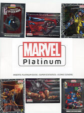 2023 Marvel Platinum INSERT Platinum DUOS Super Stats  Iconic Cover  YOU PICK picture