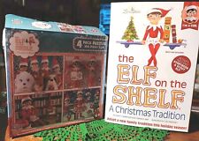 The Elf on the Shelf Girl Brn Hair Blue Eyes NEW + 4 NEW 100 Pc PUZZLES 2022 picture