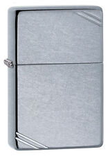 Zippo Windproof Vintage Street Chrome, 1937 Replica Lighter, 267, New In Box picture