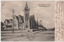 1906 Conshohocken PA First Presbyterian Church - C E Niblo - undivided back picture