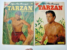 Tarzan Comics #28 & 29 Lex Barker Photograph Covers Mexico Variant 1954 VG picture
