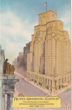 Vintage Postcard Hotel Governor Clinton Opposite Pennsylvania Station New York picture