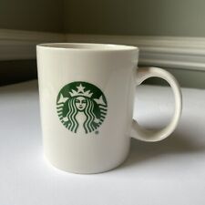 2015 Starbucks Plain White Mug Simple Siren Medallion picture