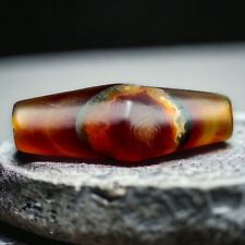 Vintage Old Yemeni Agate Natural Eye Rare pattern Banded Agate Bead  YM-408 picture