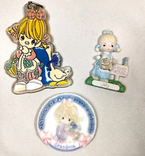 Vintage Precious Moments items porcelain & July magnets 1990 keychain picture