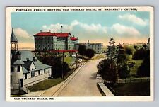 Old Orchard Beach ME-Maine, Portland Avenue, Old Orchard House Vintage Postcard picture