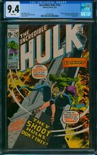Incredible Hulk #142 🌟 CGC 9.4 🌟 Valkyrie App + Tom Wolfe Cameo Marvel 1975 picture