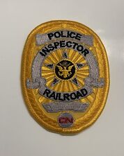 CN Railway Police Inspector Patch Canadian National picture