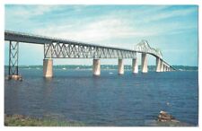 Narragansett Bay Rhode Island c1950's Jamestown Bridge, demolished in 2006 picture