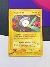 Magnemite Aquapolis Common 91/147 Vintage WOTC Pokemon Card - LP picture
