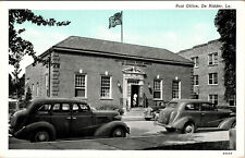 Postcard Post Office De Ridder Louisiana  picture