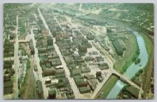 Postcard Aerial View Heart of Youngstown OH picture